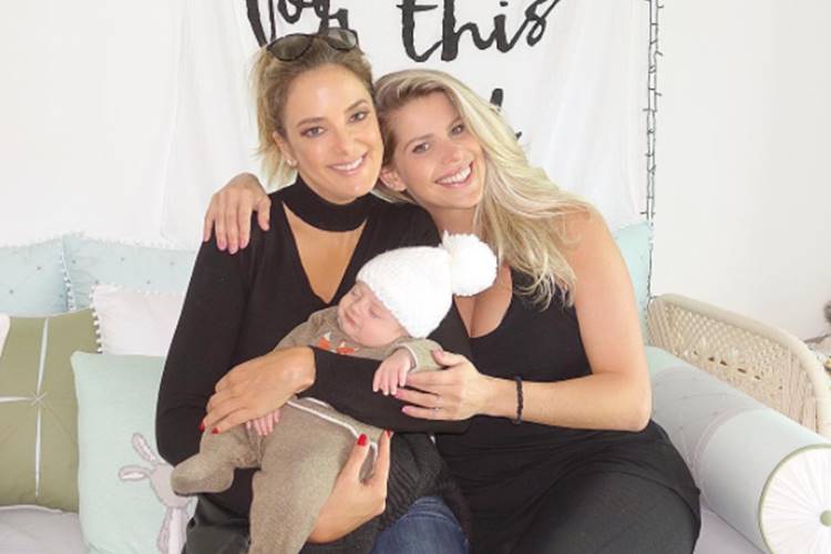 Ticiane Pinheiro, Enrico e Karina Bacchi (Reprodução/Instagram)