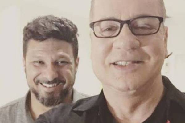 Adriano Medeiros e Luiz Fernando Guimarães (Reprodução/Instagram)