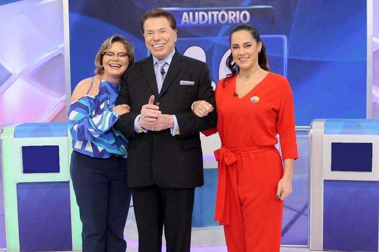 Cintia Abravanel - Silvio Santos - Silvia Abravanel (Lourival Ribeiro/SBT)