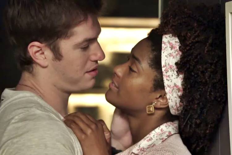 O Outro Lado do Paraíso - Bruno e Raquel (Reprodução/TV Globo)