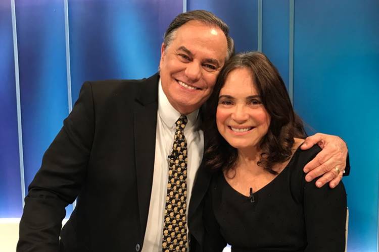 Ronnie Von e Regina Duarte Ronnie Von e Regina Duarte/Divulgação