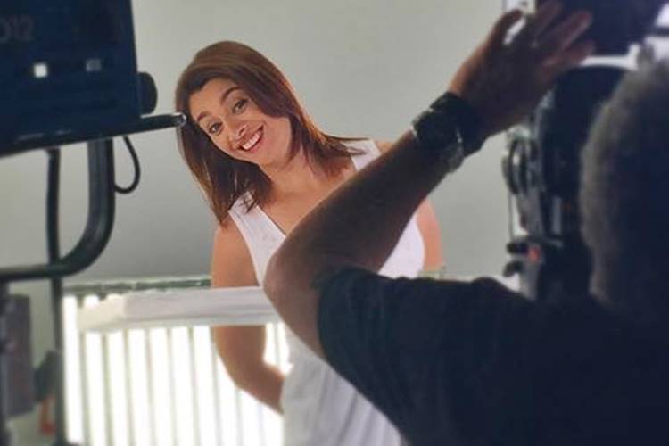 Cátia Fonseca grava campanha
