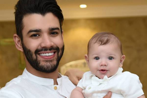 Gusttavo Lima e Gabriel (Reprodução/Instagram/andressasuita)