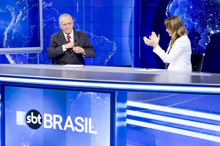 Joseval Peixoto e Rachel Sheherazade Joseval Peixoto e Rachel Sheherazade (Gabriel Cardoso/SBT)