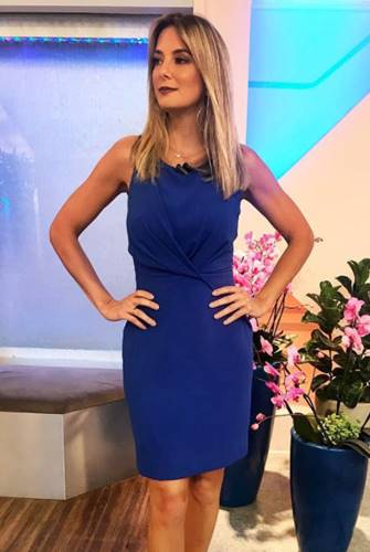 Ticiane Pinheiro - Look Azul/Instagram