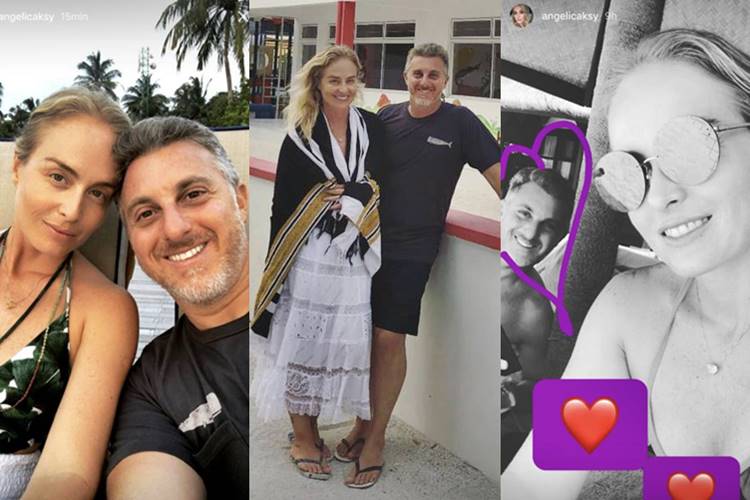 Angpelica e Luciano Huck Angpelica e Luciano Huck/Instagram