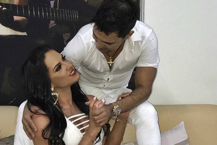 Graciele Lacerda conta como foi seu Réveillon ao lado de Zezé Di Camargo