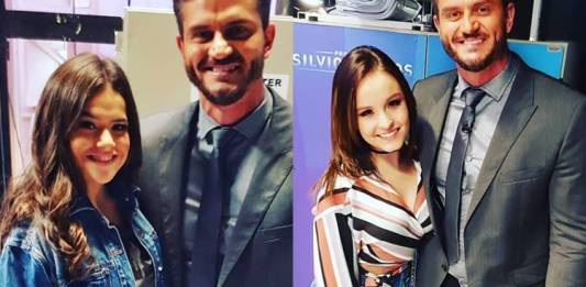 Marcos Harter com Maisa e Larissa Manoela/Instagram