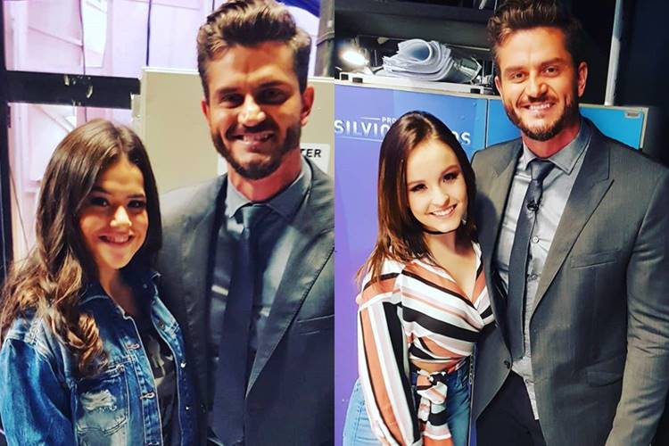 Marcos Harter com Maisa e Larissa Manoela Marcos Harter com Maisa e Larissa Manoela/Instagram