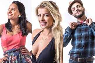 BBB18 - Gleici - Jaqueline - Mahmoud BBB18 - Gleici - Jaqueline - Mahmoud (Globo/Paulo Belote)