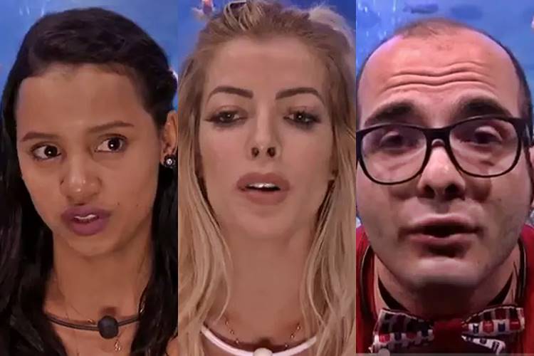 BBB18 - Gleici - Jaqueline - Mahmoud BBB18 - Gleici - Jaqueline - Mahmoud (Reprodução/TV Globo)