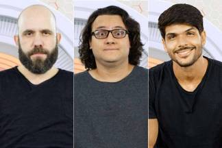 Caruso, Diego e Lucas - BBB18 - Enquete - Paredão