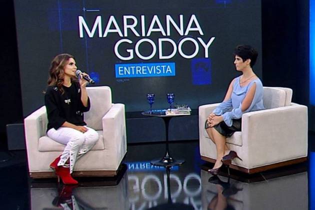 Aline Barros e Mariana Godoy (Divulgação/Rede TV)