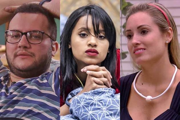BBB18: Diego, Gleici e Jéssica defendem sua permanência no jogo (Reprodução/Globo/Paulo Belote)