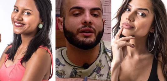BBB18 - Gleici - Mahmoud - Paula (Reprodução/TV Globo)