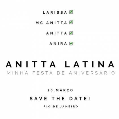 Convite do aniversário de Anitta (Reprodução/ColunaLeoDias)
