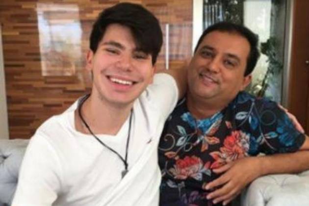 Geraldo Luis e o seu filho/Instagram 