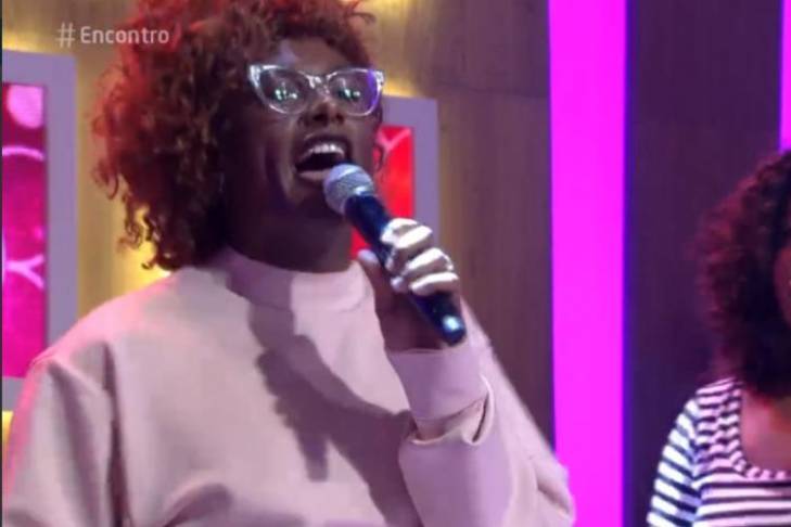 Liniker no "Encontro" - Reprodução/TV Globo