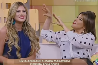 Lívia Andrade e Mara Maravilha - Reprodução/SBT