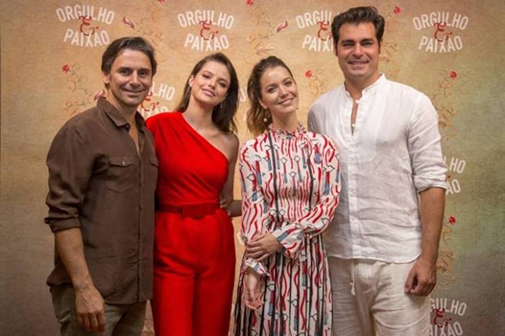 Elenco vai à festa de lançamento da nova novela das seis, 'Orgulho e ...