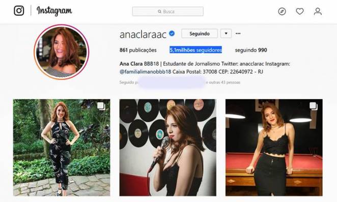 Ana Clara - Instagram