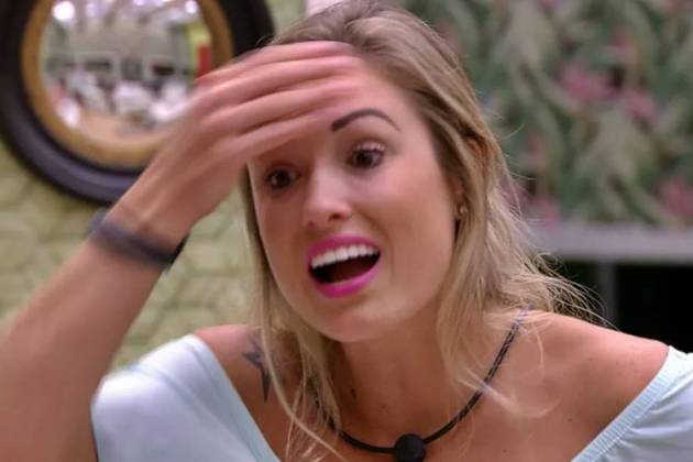 BBB18: Jéssica chora com Kaysar (Reprodução/TV Globo)