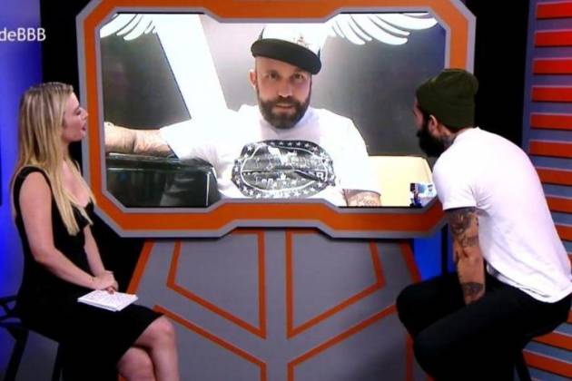 Fernanda Keulla, Caruso e Wagner - Reprodução/Gshow