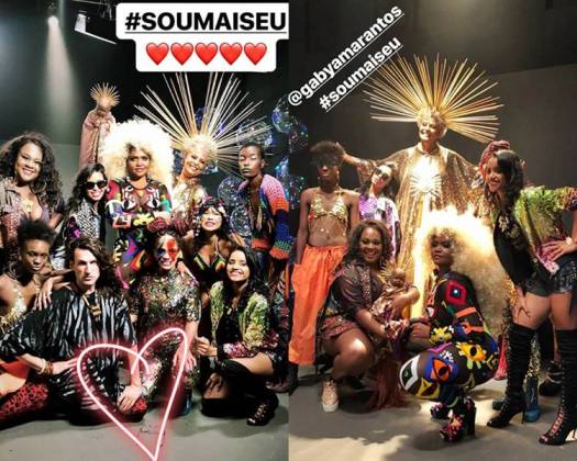 Gravação do clipe de Gaby Amarantos/Instagram