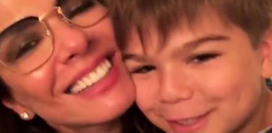 Luciana Gimenez com Lorenzo/Instagram