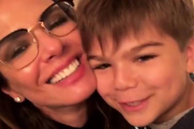 Luciana Gimenez com Lorenzo/Instagram