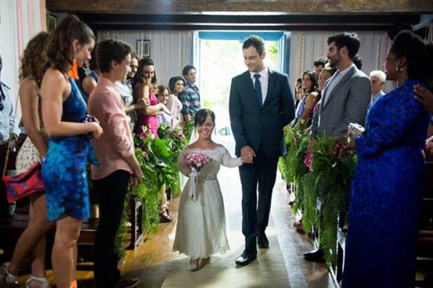 O Outro Lado do Paraiso - Estela e Gael (Globo/Raquel Cunha)