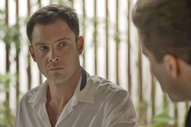 O Outro Lado do Paraiso - Gael fica surpreso (Reprodução/TV Globo)