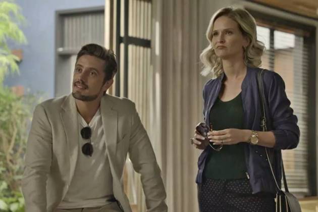 O Outro Lado do Paraiso - Renato e Fabiana (Reprodução/TV Globo)