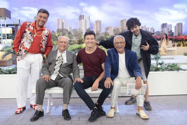  Rodrigo Faro na Praça(Eve Schwarz/SBT)