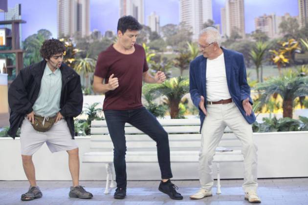 Rodrigo Faro na Praça (Eve Schwarz/SBT)