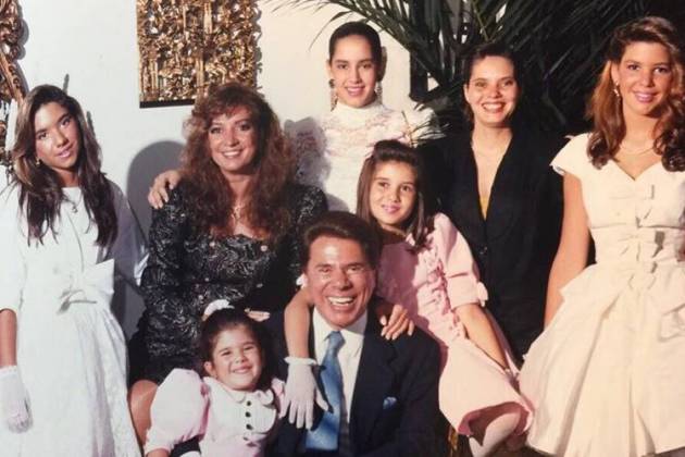 Silvia Abravanel divulga foto rara de Silvio Santos ao lado da família/Instagram
