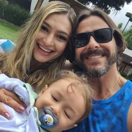 Theo Becker com a esposa/Instagram