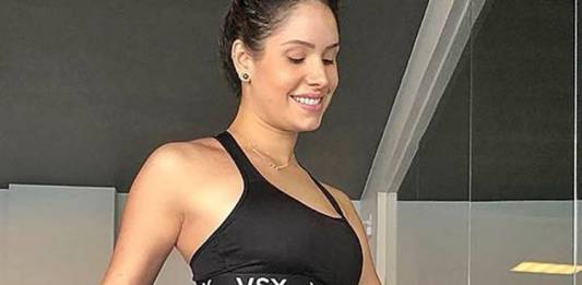 Grávida, Thyane Dantas posta foto de treino nas redes sociais/Instagram