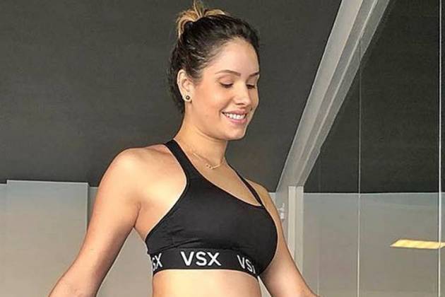 Grávida, Thyane Dantas posta foto de treino nas redes sociais/Instagram