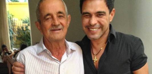 Zezé Di Camargo com o pai Seu Francisco/Instagram
