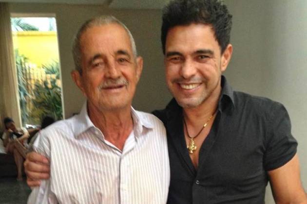 Zezé Di Camargo com o pai Seu Francisco/Instagram