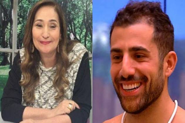 Sonia Abrão e Kaysar - Montagem Área VIP