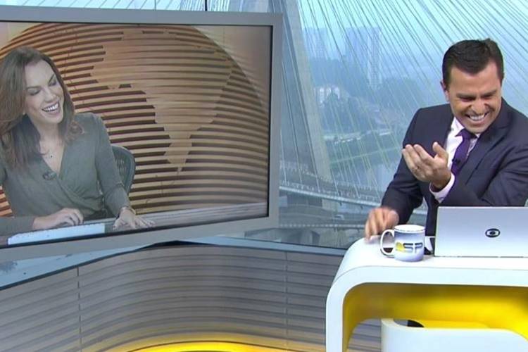 Durante jornal, na Globo, apresentadores caem na risada com notícia inusitada – Veja!