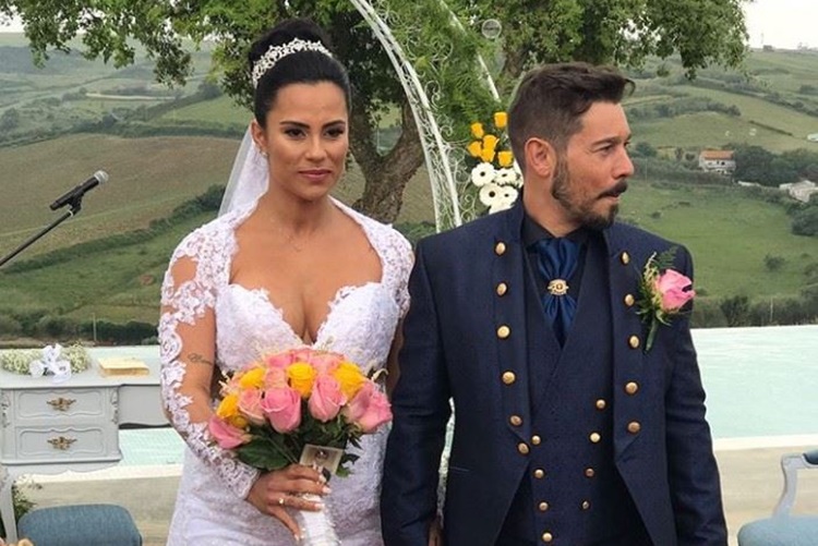 Grávida, ex-BBB se casa em Portugal