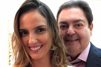 Faustão e a mulher Luciana/Instagram