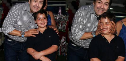 Faustão e o filho - Reprodução/Instagram