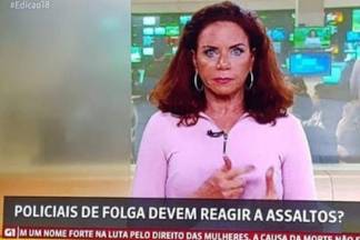Leilane Neubarth ao vivo na Globo News - Reprodução/GloboNews