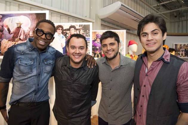 Mumuzinho, Gui Santanna, Buno Gissoi e Lucas Veloso Mumuzinho, Gui Santanna, Buno Gissoi e Lucas Veloso (TV Globo)
