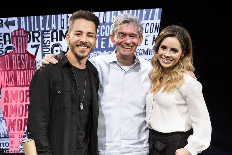 Serginho Groisman lança novo quadro com presença de Sandy e Junior