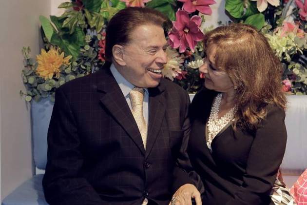 Silvio Santos e Iris Abravanel - Leticia Godoy/MIS/Divulgação